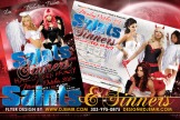 Saints And Sinners Halloween Party Flyer Design