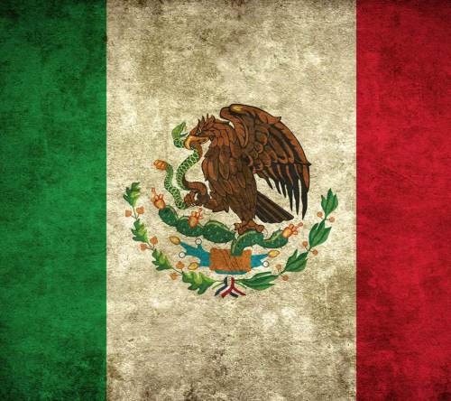 Mexican Flag Grunge Design